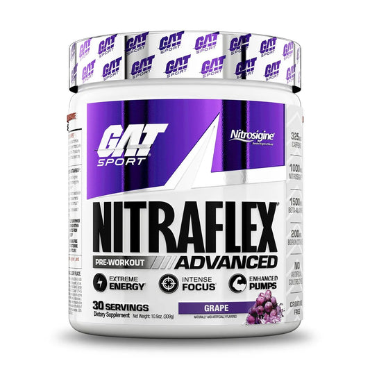 Gat Nitraflex Pre Entreno X 300gr / 30 Serv