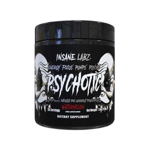 Insane Labz Pre Entreno Psychotic Black 35 Srv Sandia