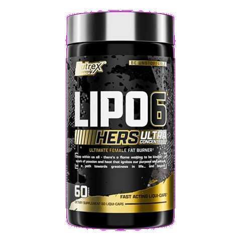 Nutrex Quemador De Grasa Lipo 6 Black Hers X 60 Cap