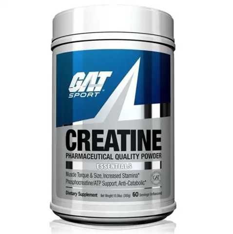 Gat Creatina Monohidratada X 300 Gramos / 60 srv