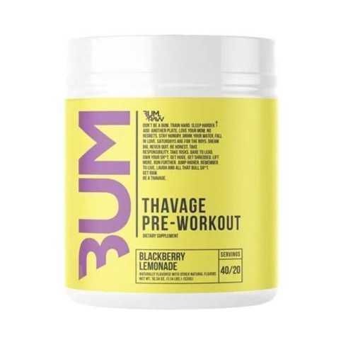 Raw Cbum Series Thavage Pre Entreno Lemon 40 Serv