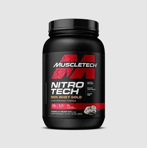 MuscleTech Proteína Nitro Tech 100% Whey Gold 2 Lbs