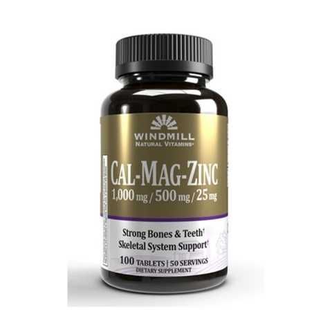 Windmill Calcio Magnesio Y Zinc X 100 Cap