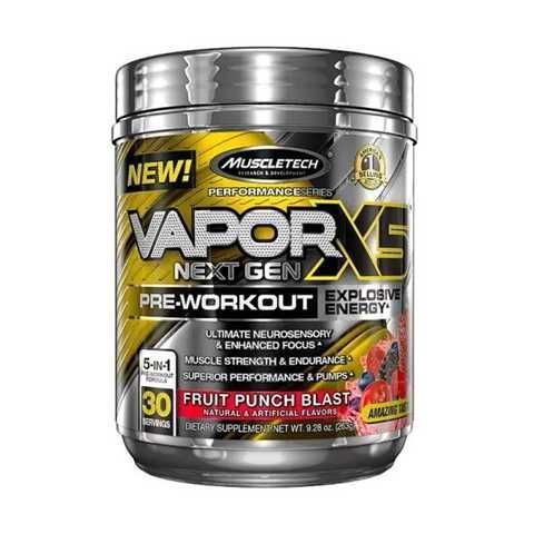 MuscleTech Vapor X5 Next Gen 30 Serv Fruit Punch