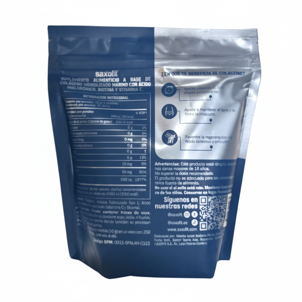 Saxofit Colágeno Marino 300g x 30 Srv.