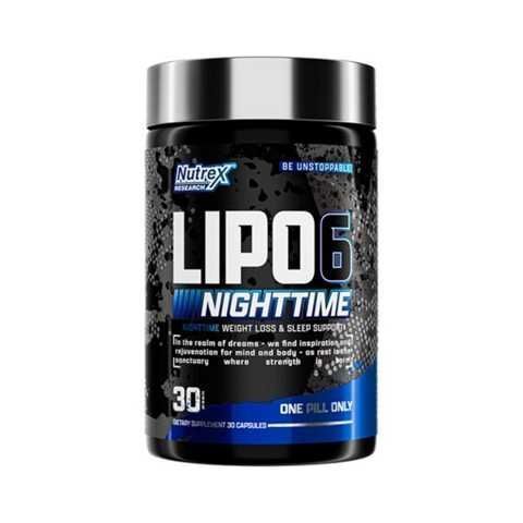 Nutrex Quemador De Grasa Lipo 6 Black Night Time Uc 30 Cap
