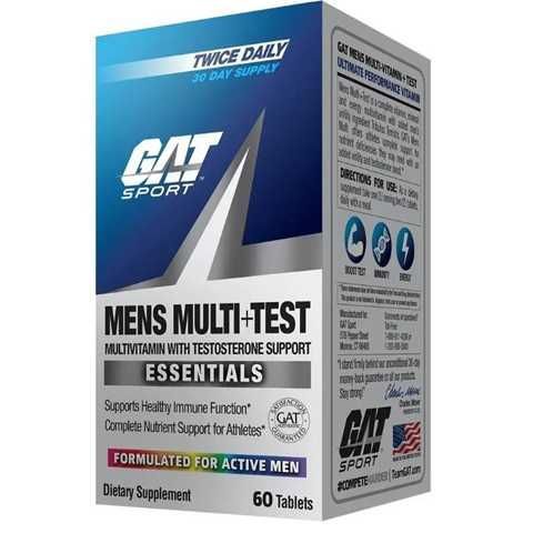 Gat Multivitaminas + Precursor De Testosterona X 60 Caps