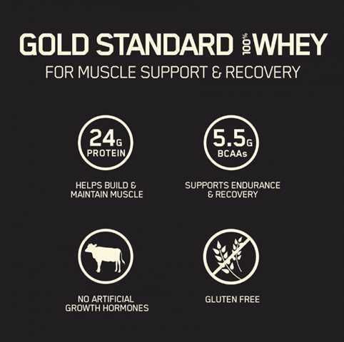 Optimun Nutrition Proteína Whey Gold Standar 100% 10 Lbs Double Rich Chocolate